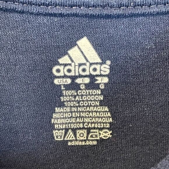 ADIDAS Men’s Long Sleeve T-Shirt OKC Thunder Graphic Navy Blue Size Large - Picture 4 of 12